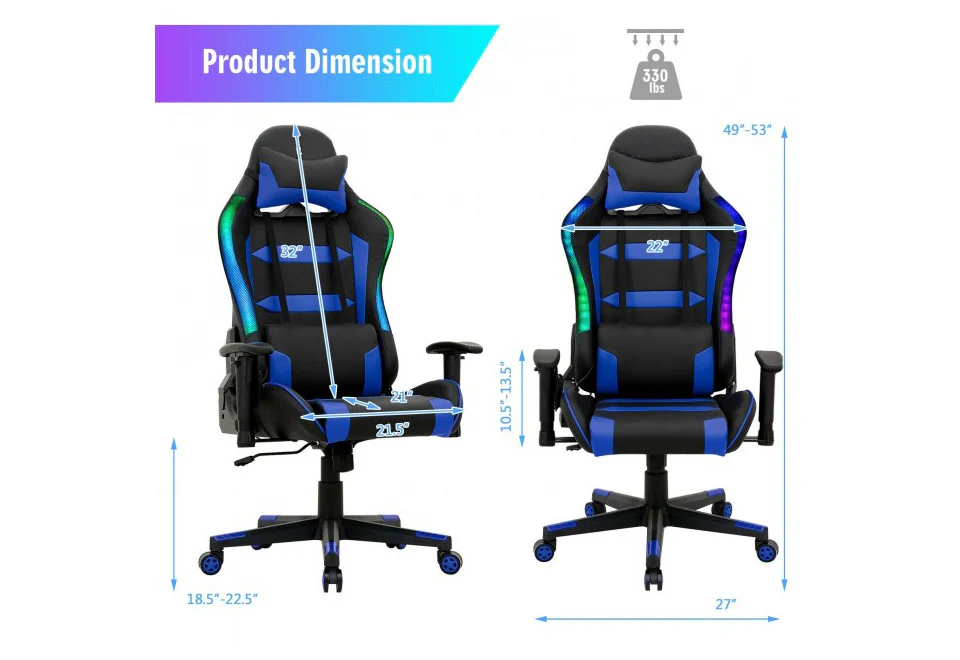 Remote Adjustable Swivel Gaming Chair - Image 7