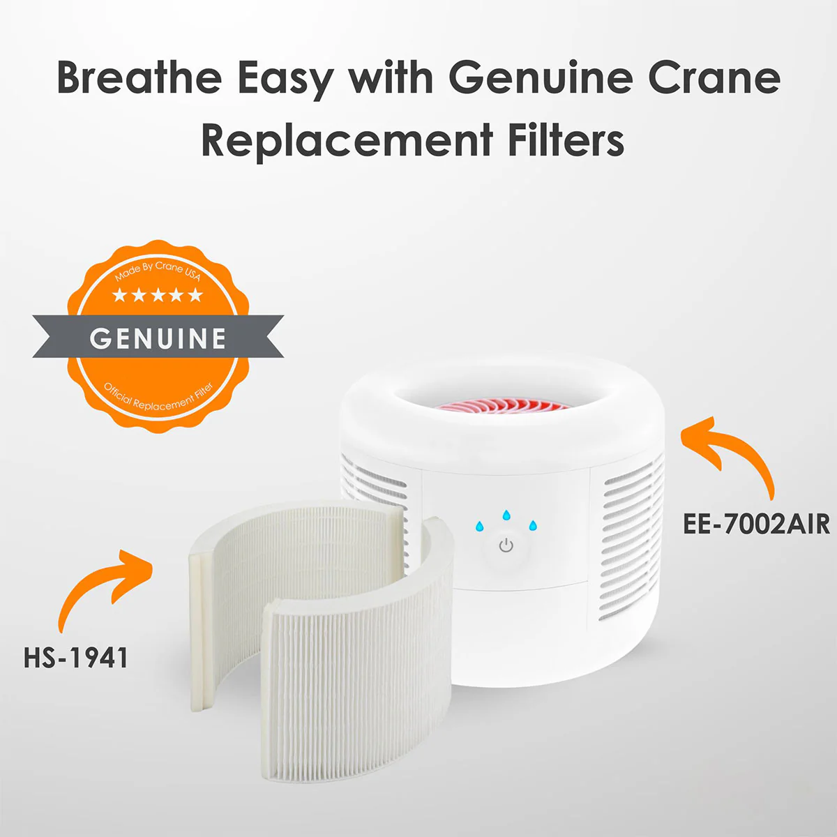 Replacement HEPA Filters for Compact Air Purifier - Image 4