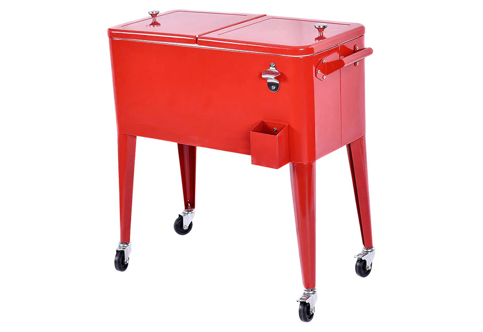 Retro Patio Cooler Cart - Image 15