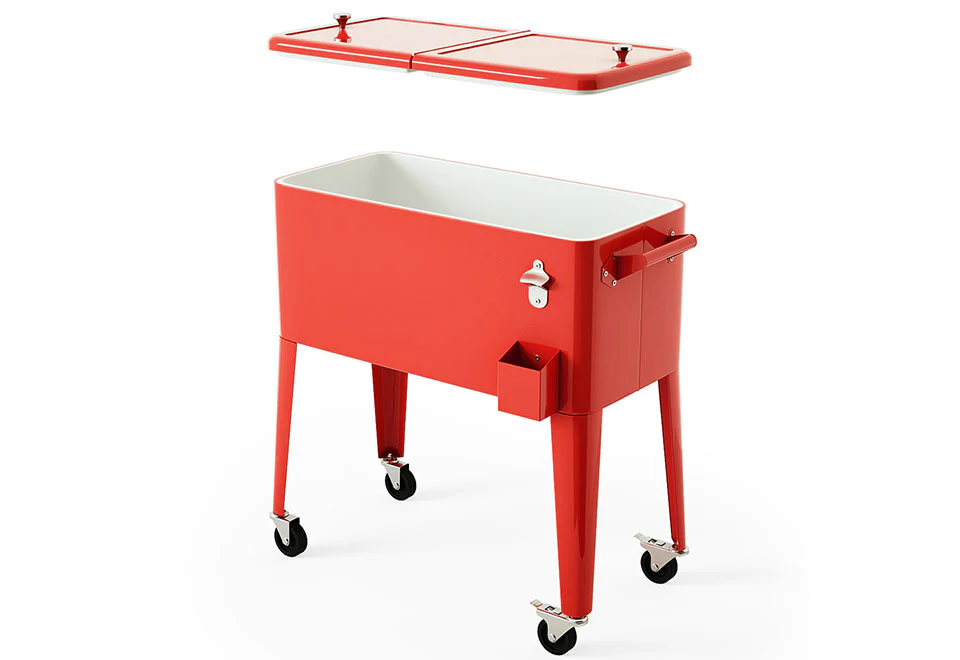 Retro Patio Cooler Cart - Image 17
