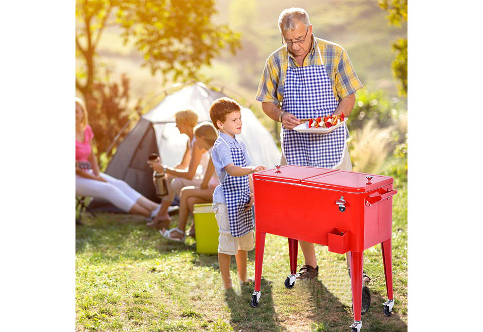 Retro Patio Cooler Cart - Image 21