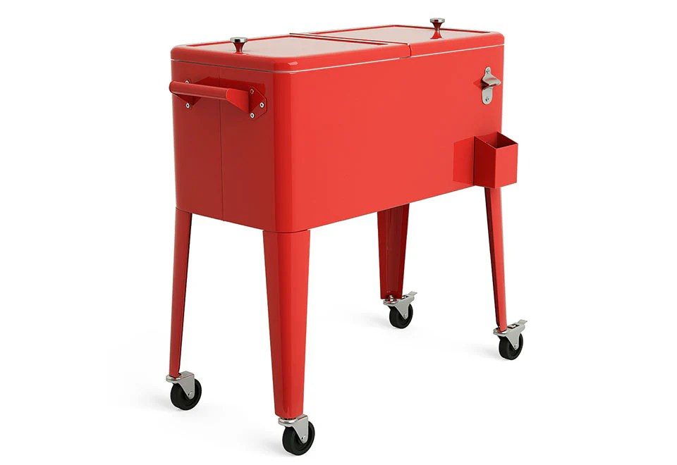 Retro Patio Cooler Cart - Image 8