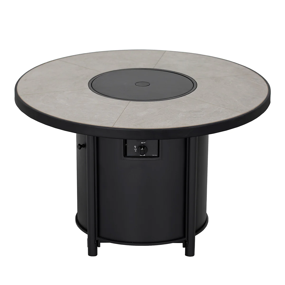 Round Propane Gas Fire Pit Table - Image 18