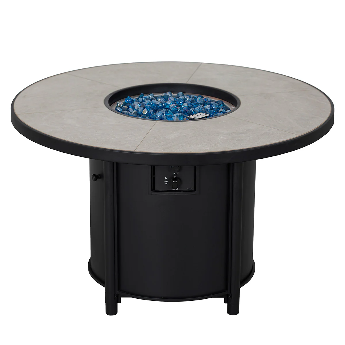Round Propane Gas Fire Pit Table - Image 19