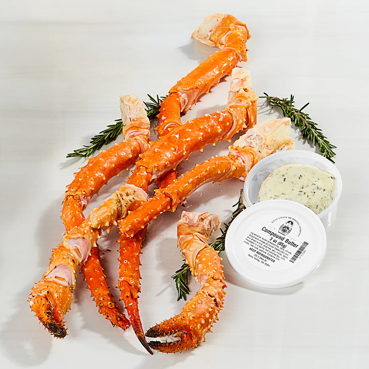 SeaBear Smokehouse Alaskan Golden King Crab Legs and Claws - Image 2
