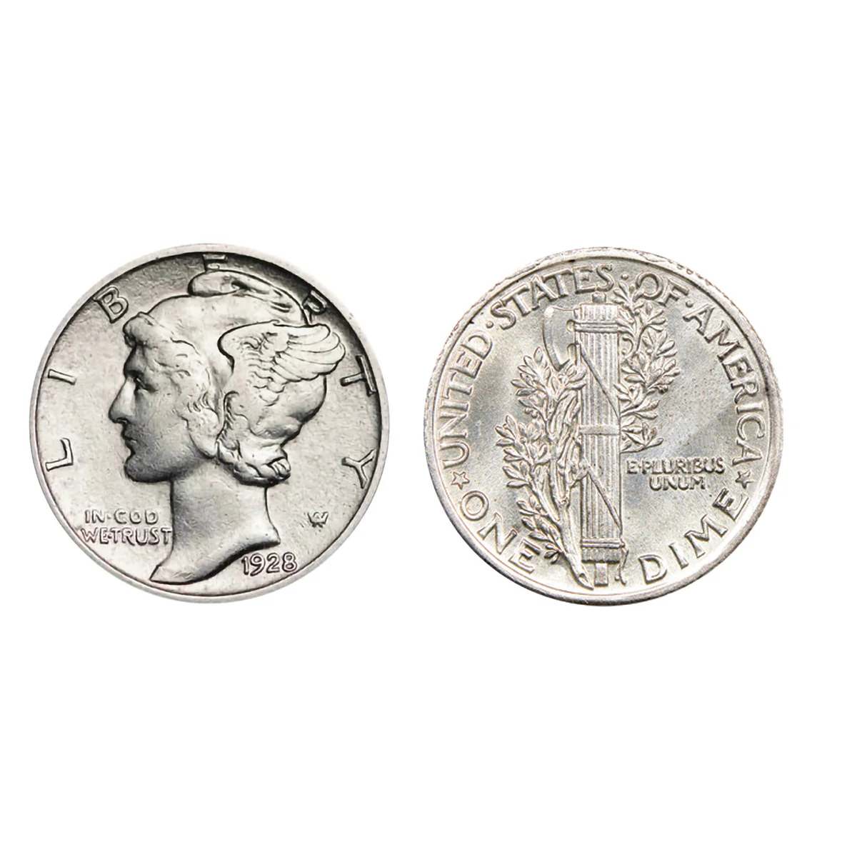 Silver Mercury Dime Letter Opener and Magnifying Glass Gift Set - Image 4