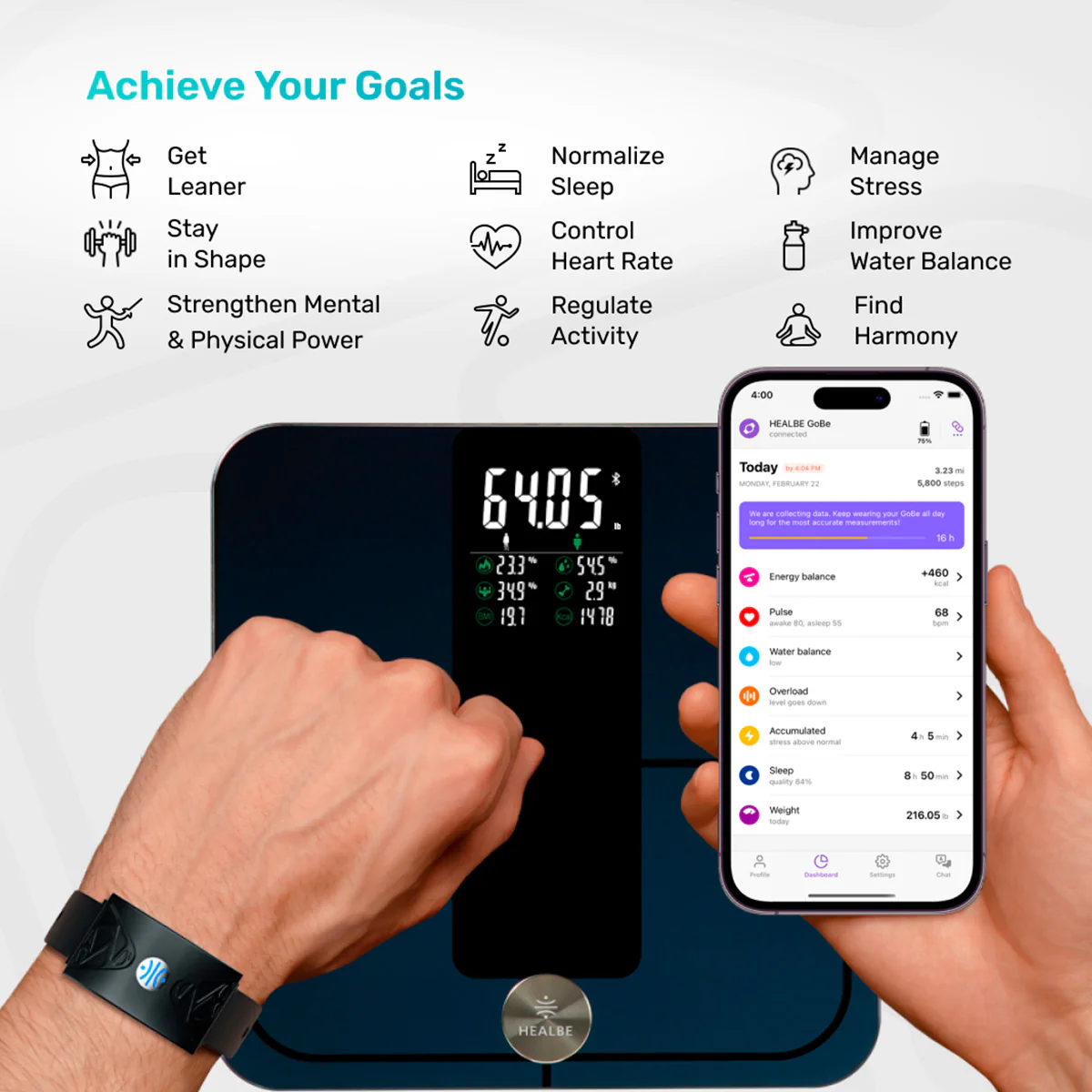 Skin Sensor Calorie Tracker and Smart Scale Bundle - Image 12
