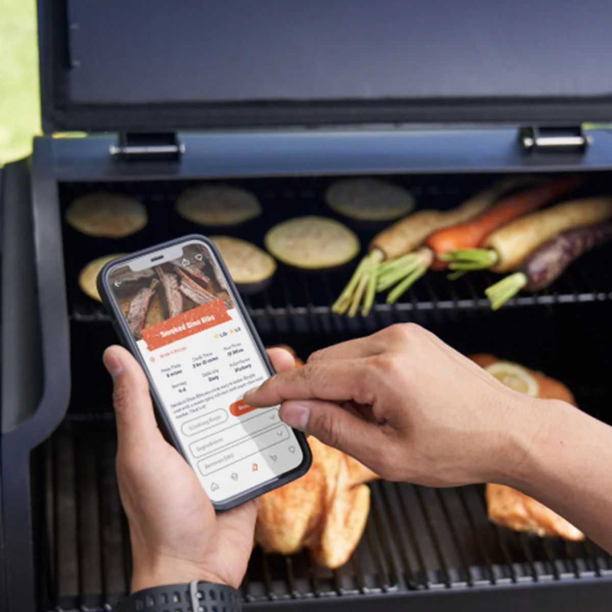 Smart Wood Pellet Smoker Grill - Image 2