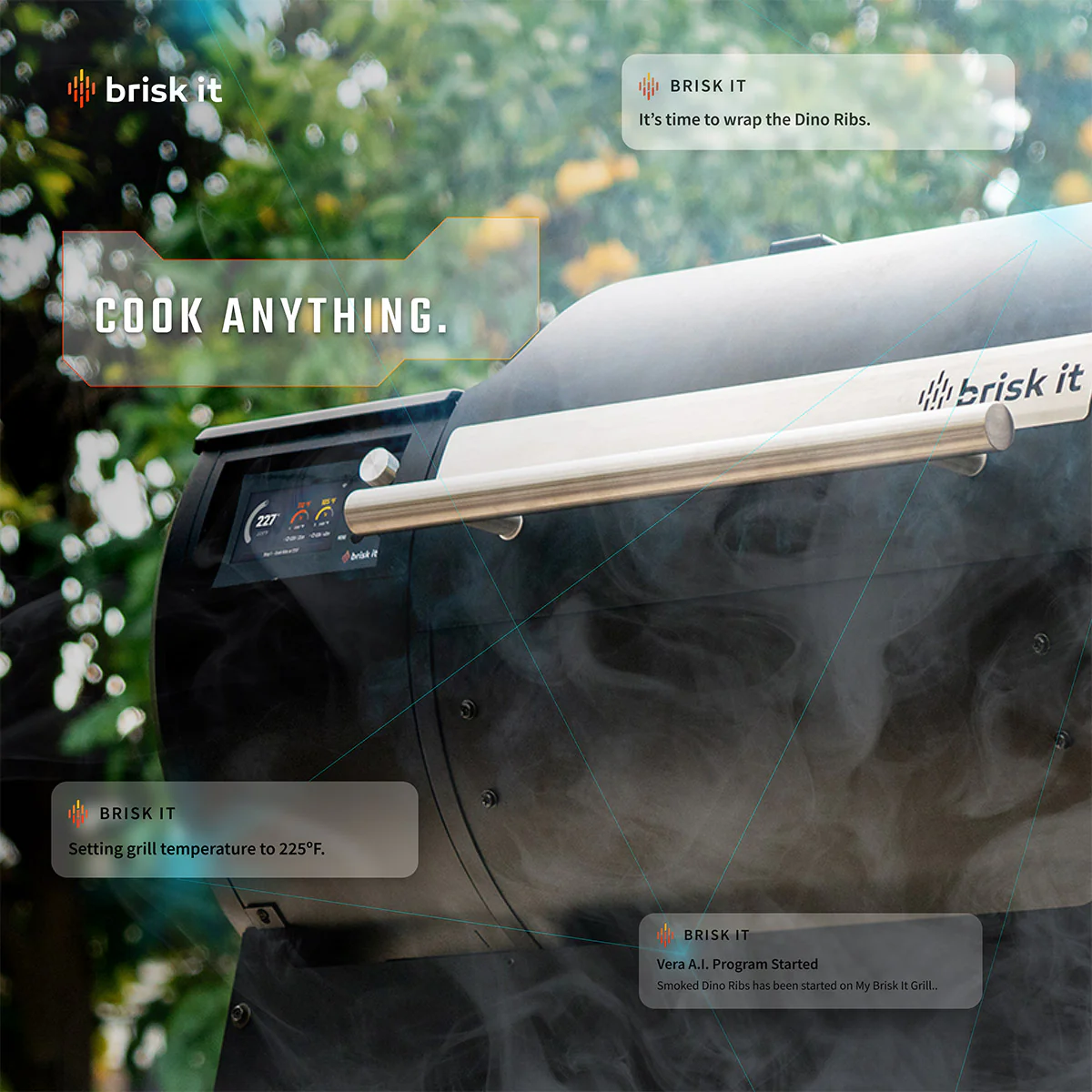 Smart Wood Pellet Smoker Grill - Image 5