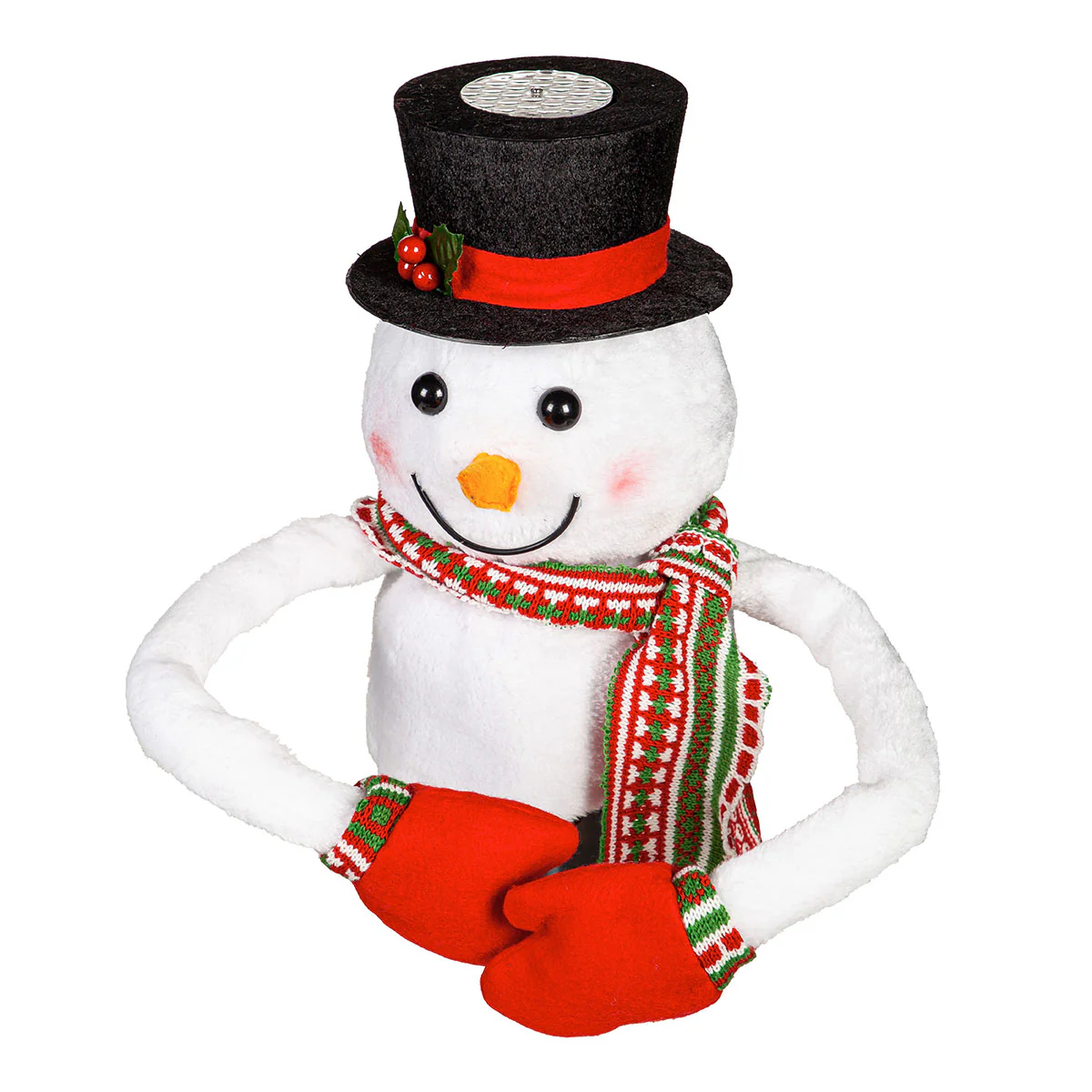 Snowman Tree Topper with Snowflake Projector - Image 4