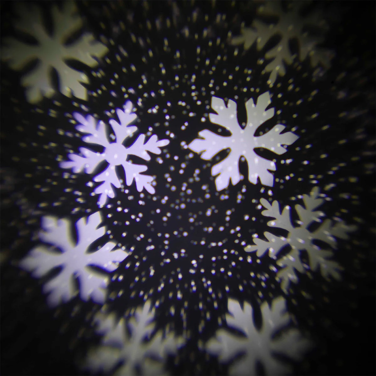 Snowman Tree Topper with Snowflake Projector - Image 6