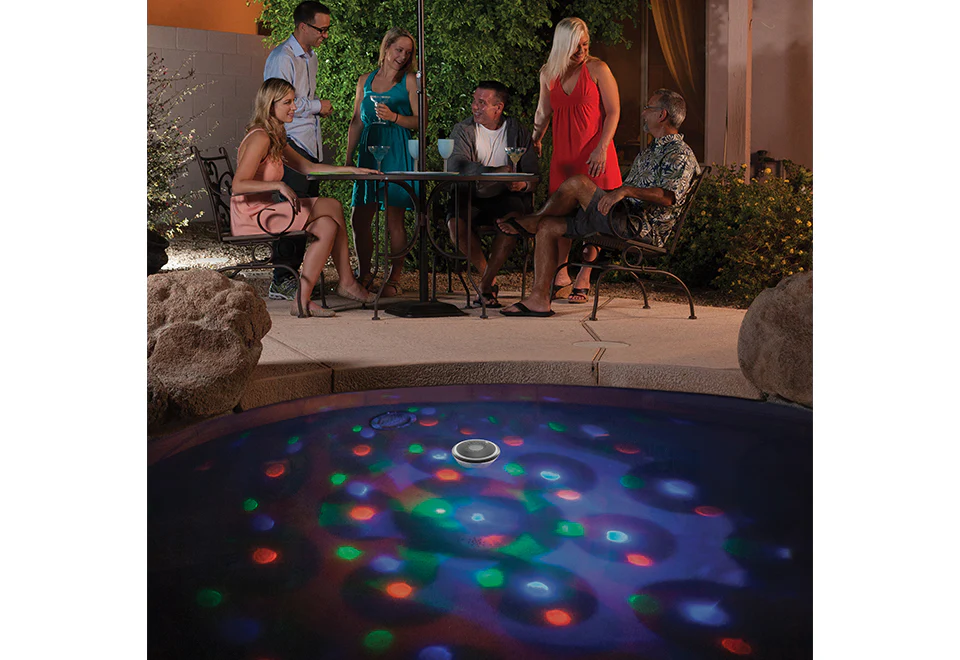 Solar Powered Underwater Light Show