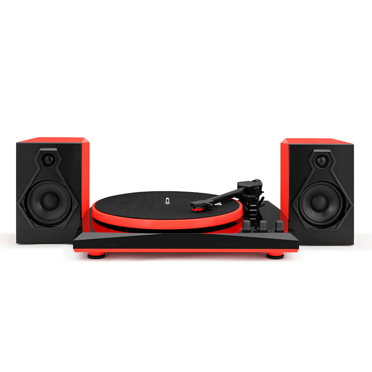 Stereo Turntable System with Speakers - Image 2