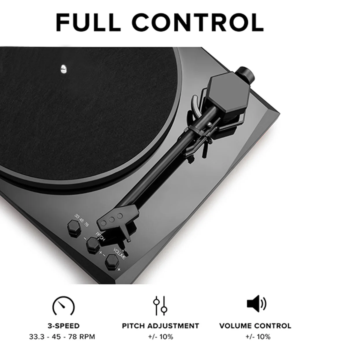 Stereo Turntable System with Speakers - Image 8