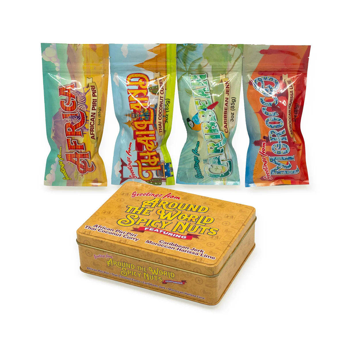 Sugar Plum Around the World Spicy Nut Sampler - Image 2