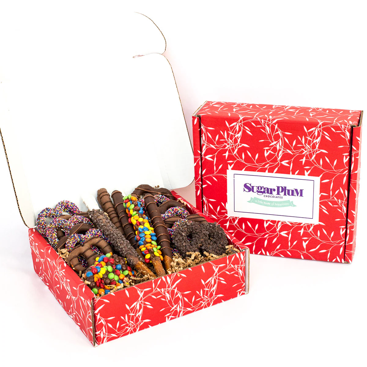 Sugar Plum Chocolate Pretzel Passion Gift Box - Image 6