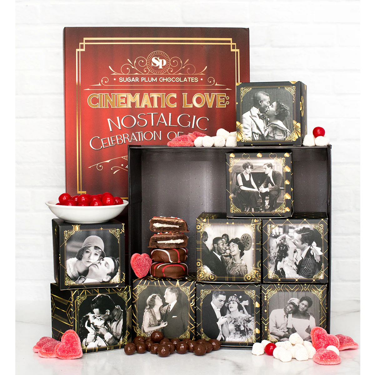 Sugar Plum Cinematic Love: Nostalgic Celebration of Treats - Image 2