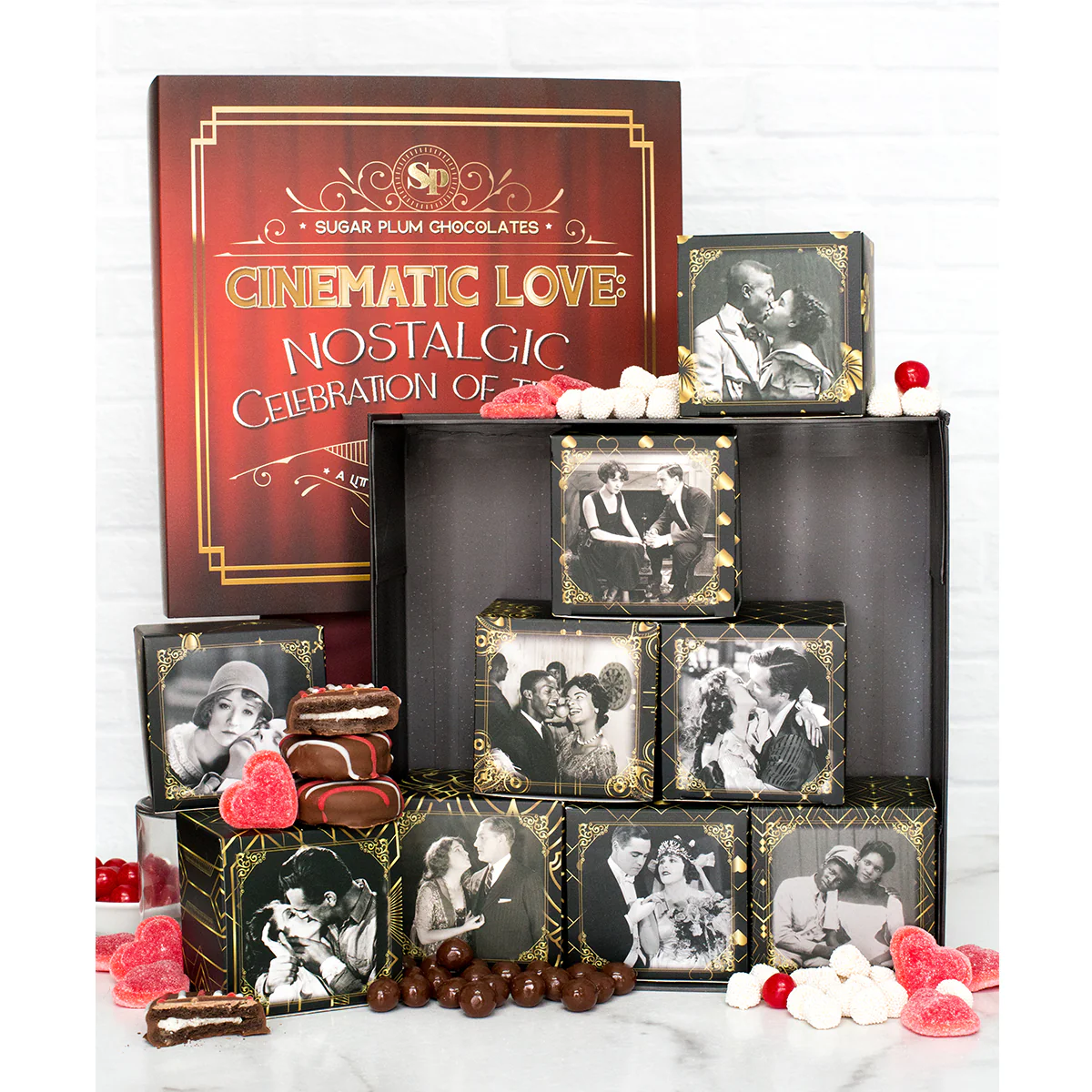 Sugar Plum Cinematic Love: Nostalgic Celebration of Treats - Image 4