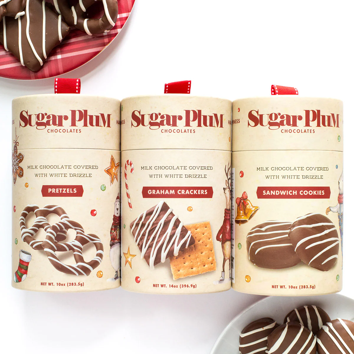 Sugar Plum Holiday Cheer Chocolate Treat Trio - Image 8