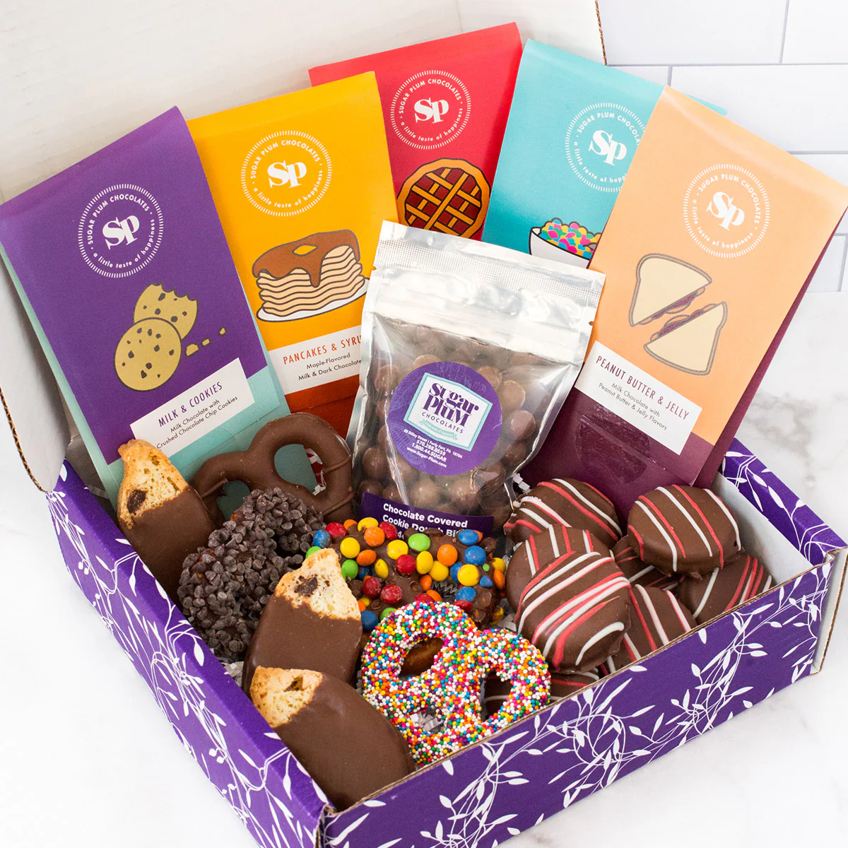 Sugar Plum Nostalgic Chocolate Bar Gift Box - Image 2