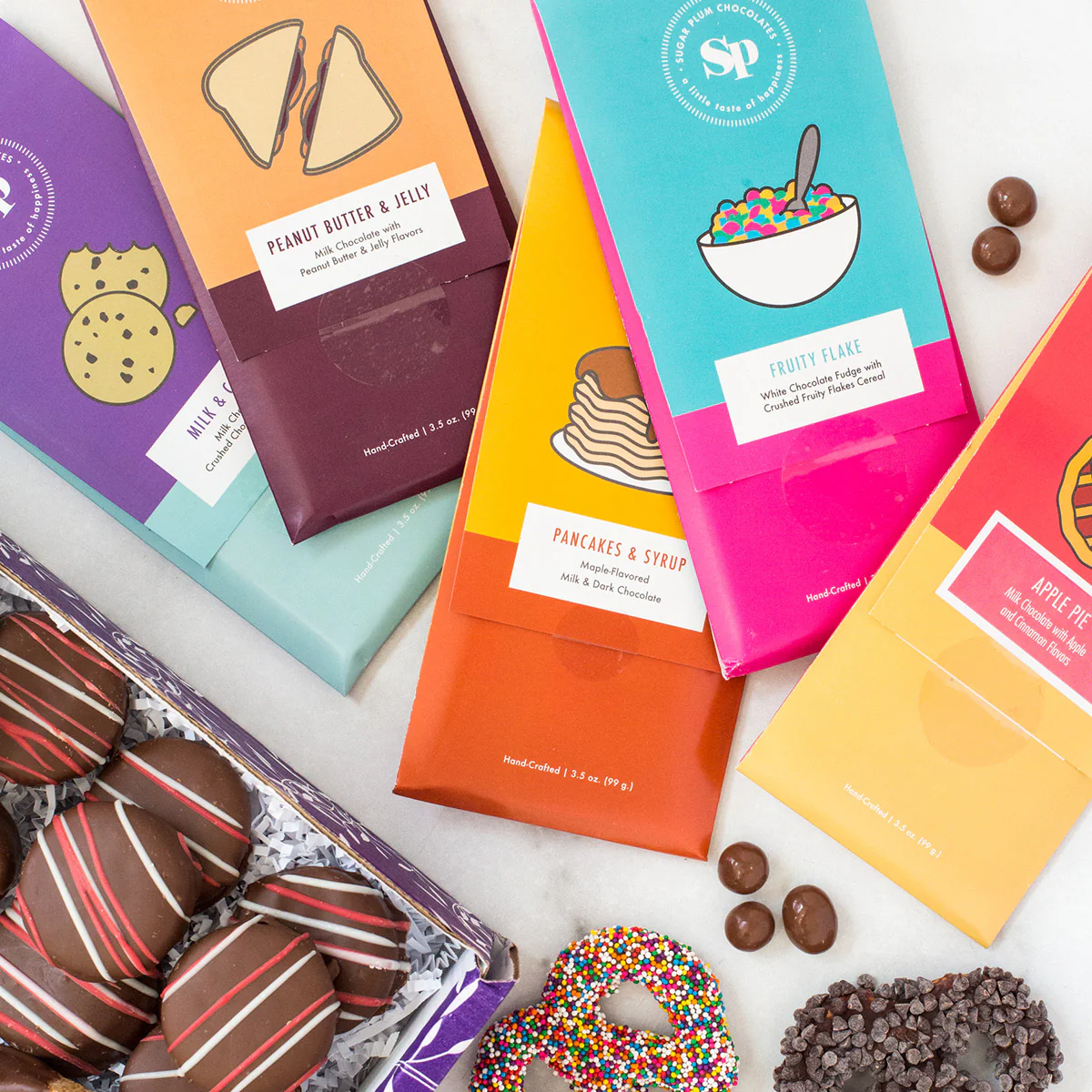 Sugar Plum Nostalgic Chocolate Bar Gift Box - Image 3