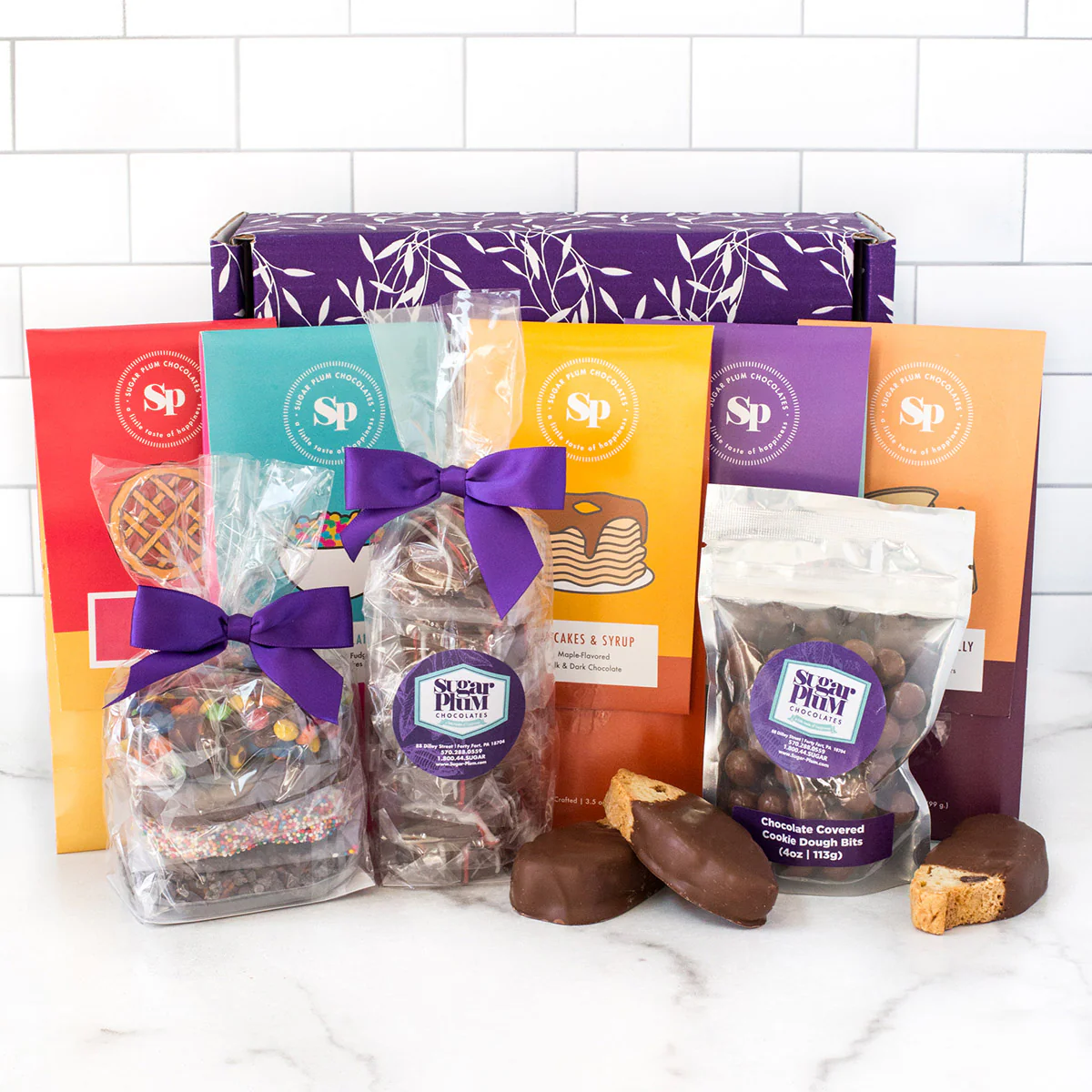 Sugar Plum Nostalgic Chocolate Bar Gift Box - Image 4