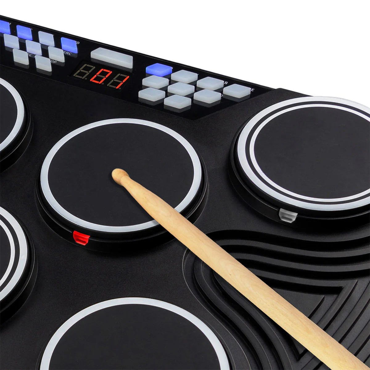 Tabletop Electronic MIDI Drum Kit - Image 5