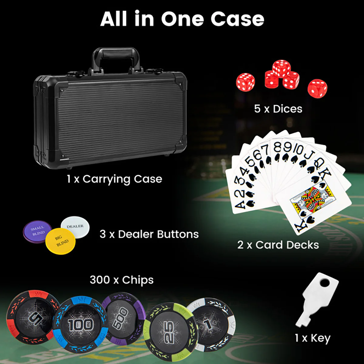 Texas Hold'em Poker Chip Set - Image 10