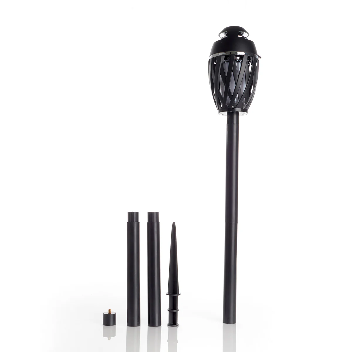 Tiki Torch Outdoor Bluetooth Speaker Poles by Sharper Image (Set of 2)