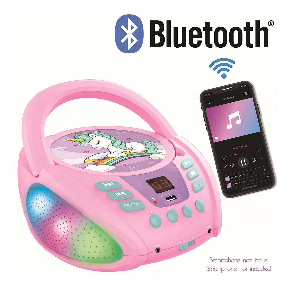 Unicorn Bluetooth CD Player - Image 7