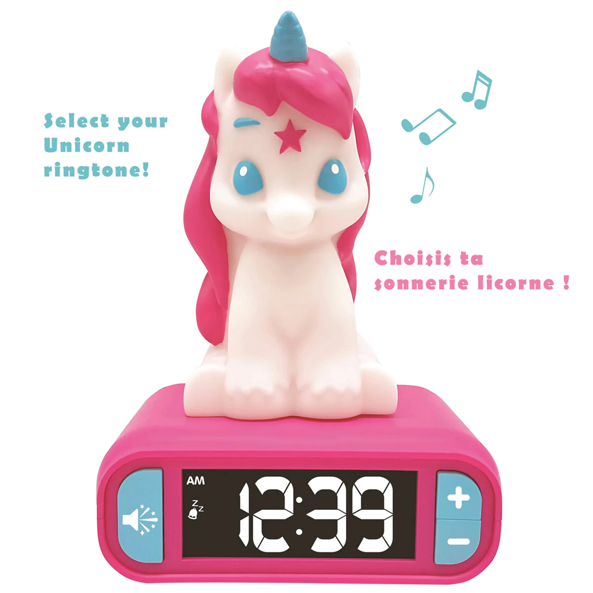 Unicorn Digital Alarm Clock with Nightlight - Image 4