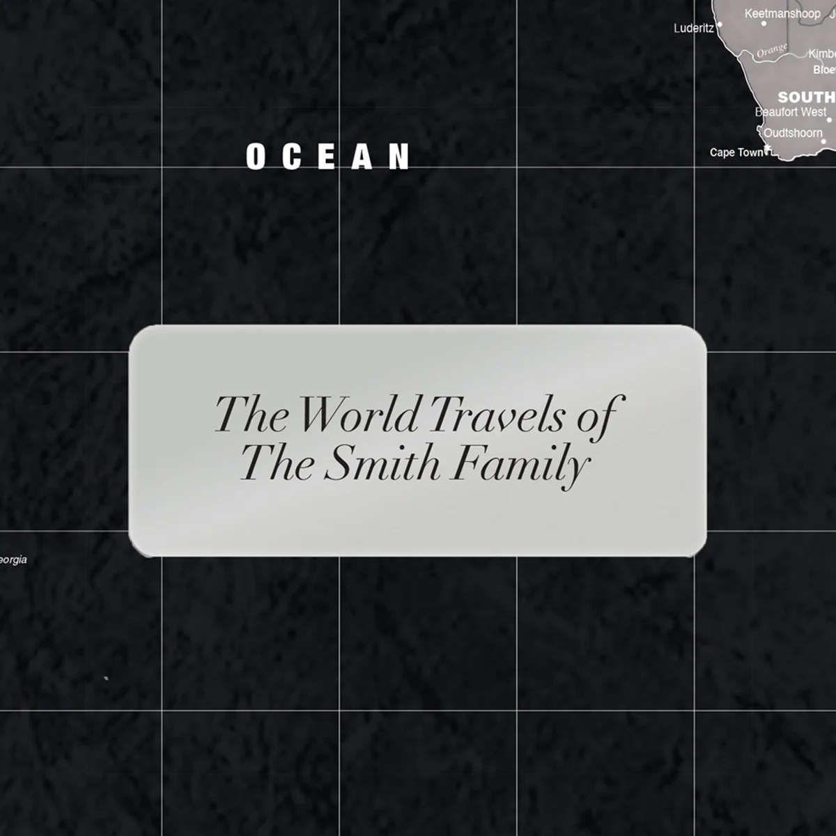 Urban Slate World Travel Map - Image 6