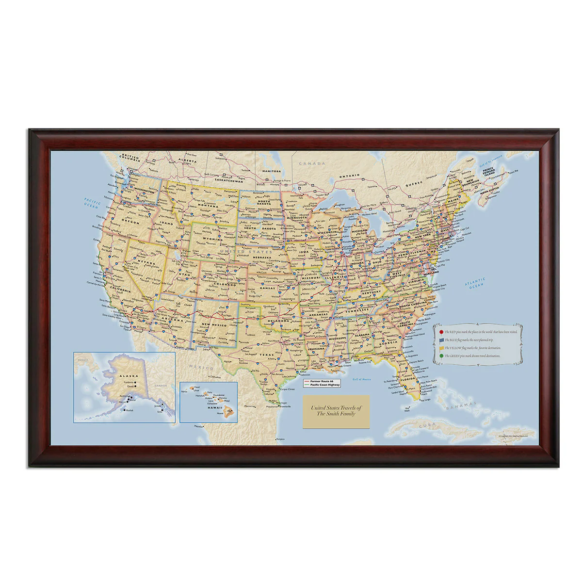 US Traveler Map