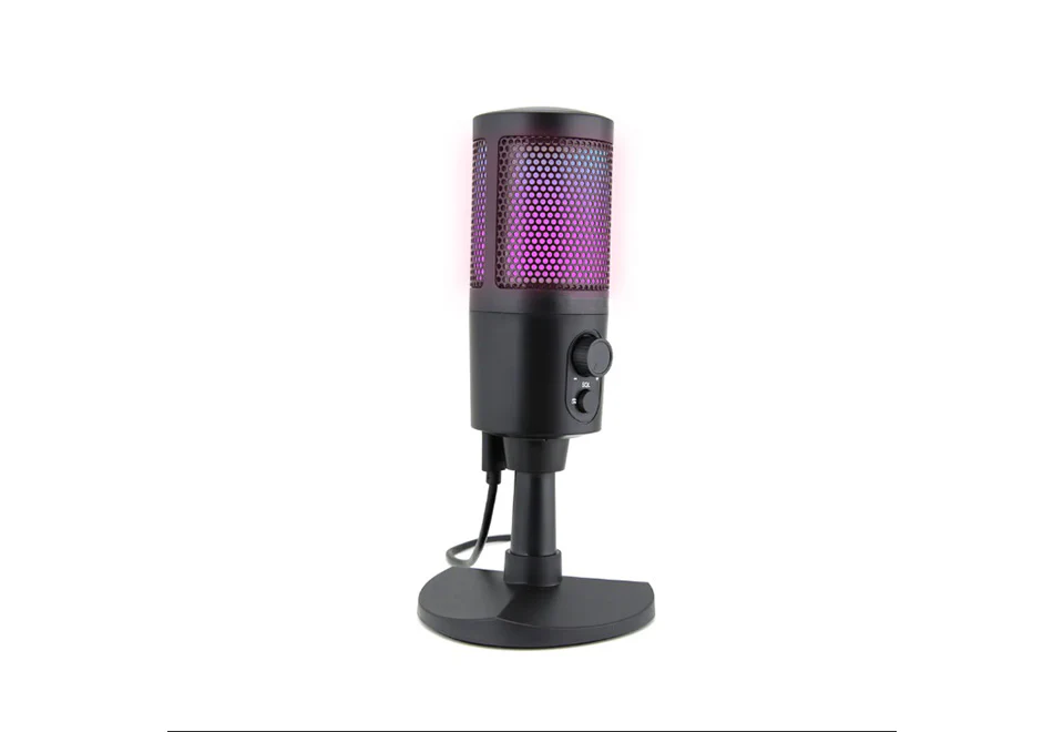 USB Gaming and Streaming Microphone with RGB Lighting - Image 3
