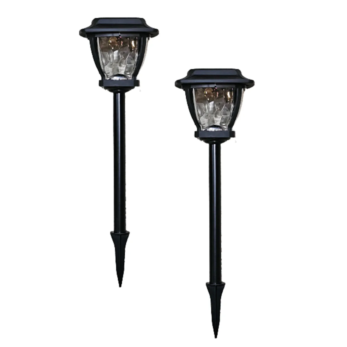 Wave Style Solar Powered Pathway Lights (Set of 2) - Image 8