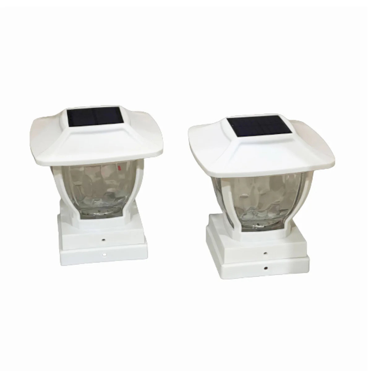 Wave Style Solar Powered Post Lights (Set of 4) - Image 16