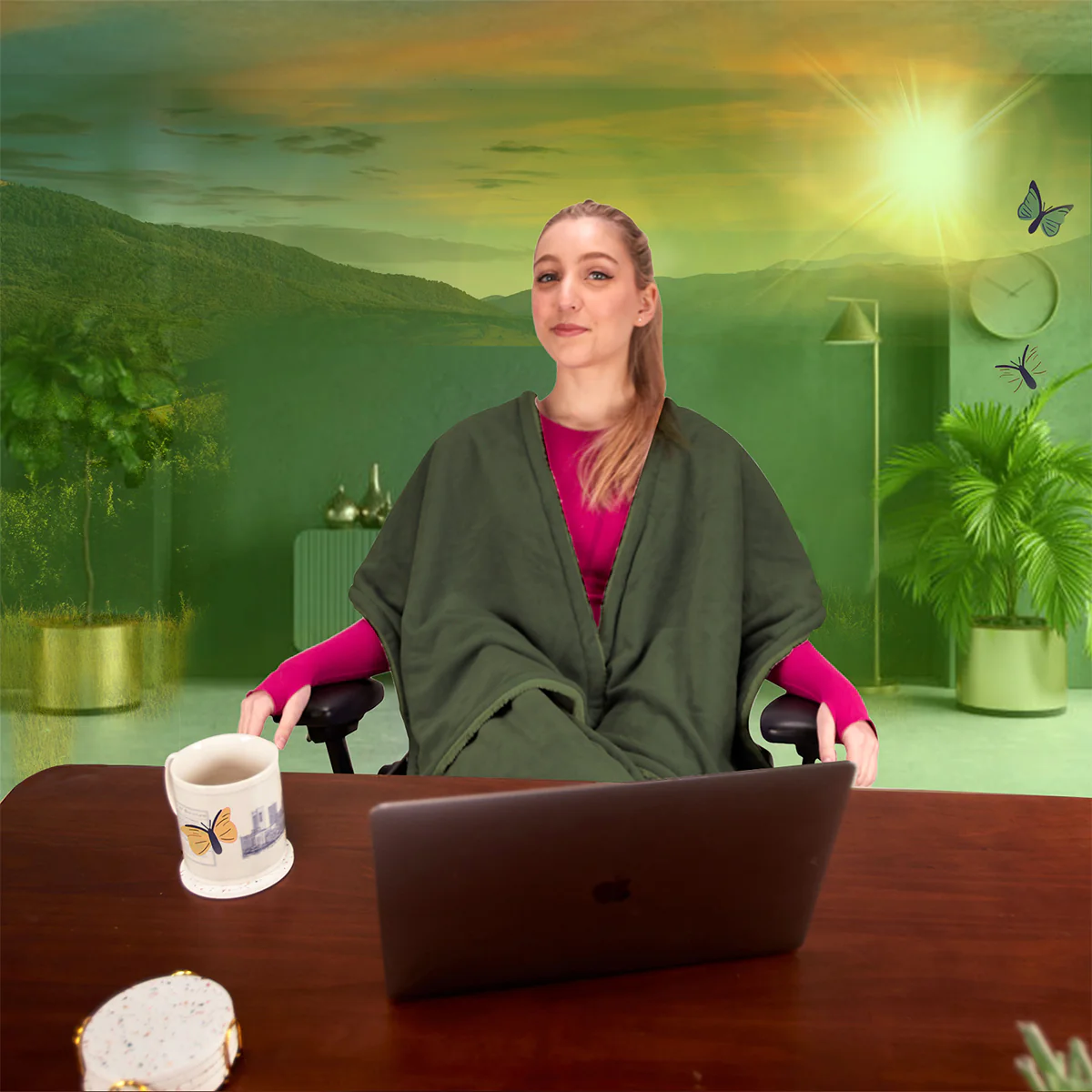 Weighted Office Chair Blanket - Image 2
