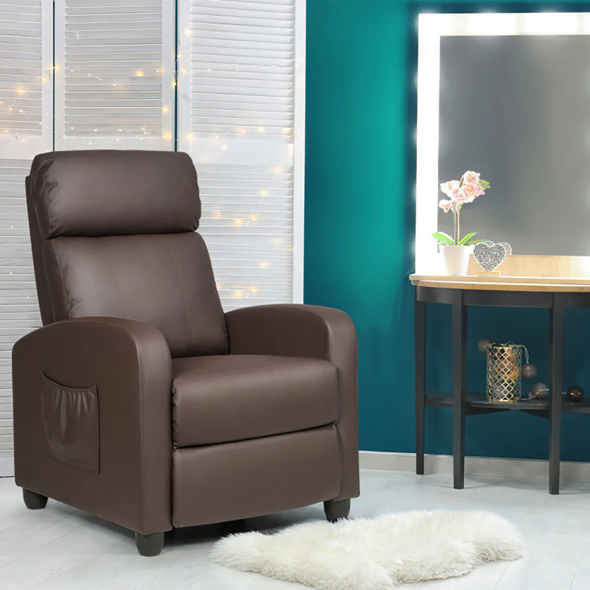 Wingback Massaging Recliner Chair