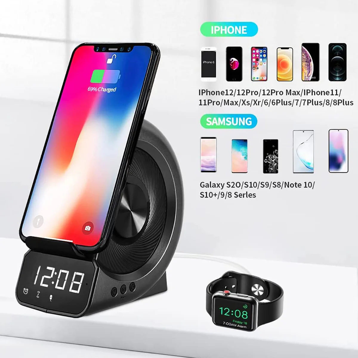 Wireless Charging Stand and Speaker - Image 5