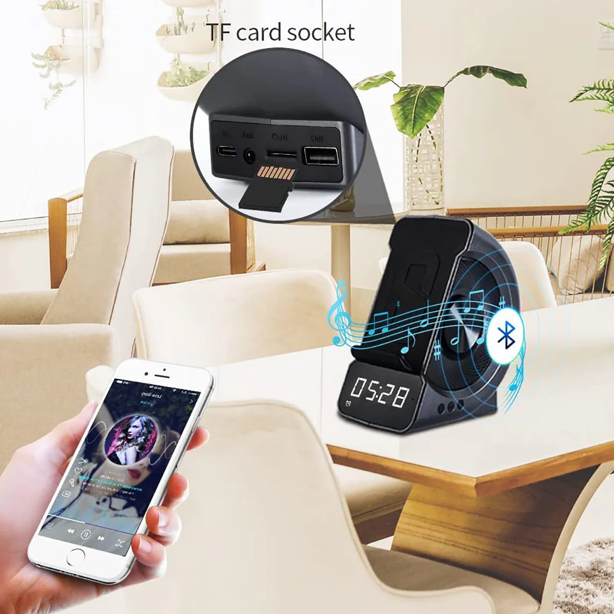 Wireless Charging Stand and Speaker - Image 6