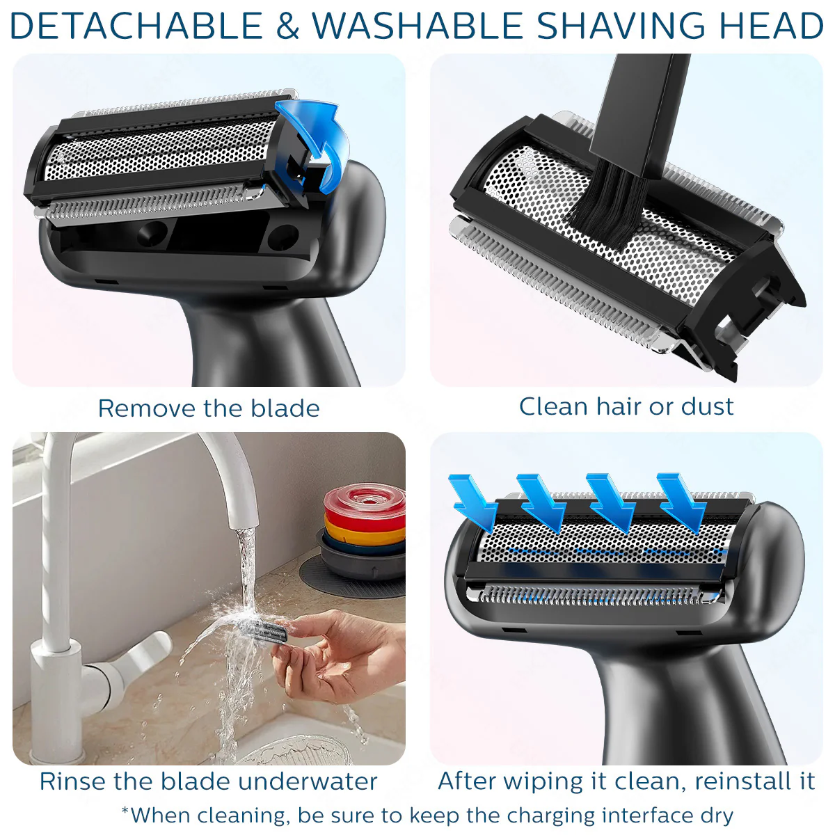 Women's Wet and Dry Electric Razor - Image 14