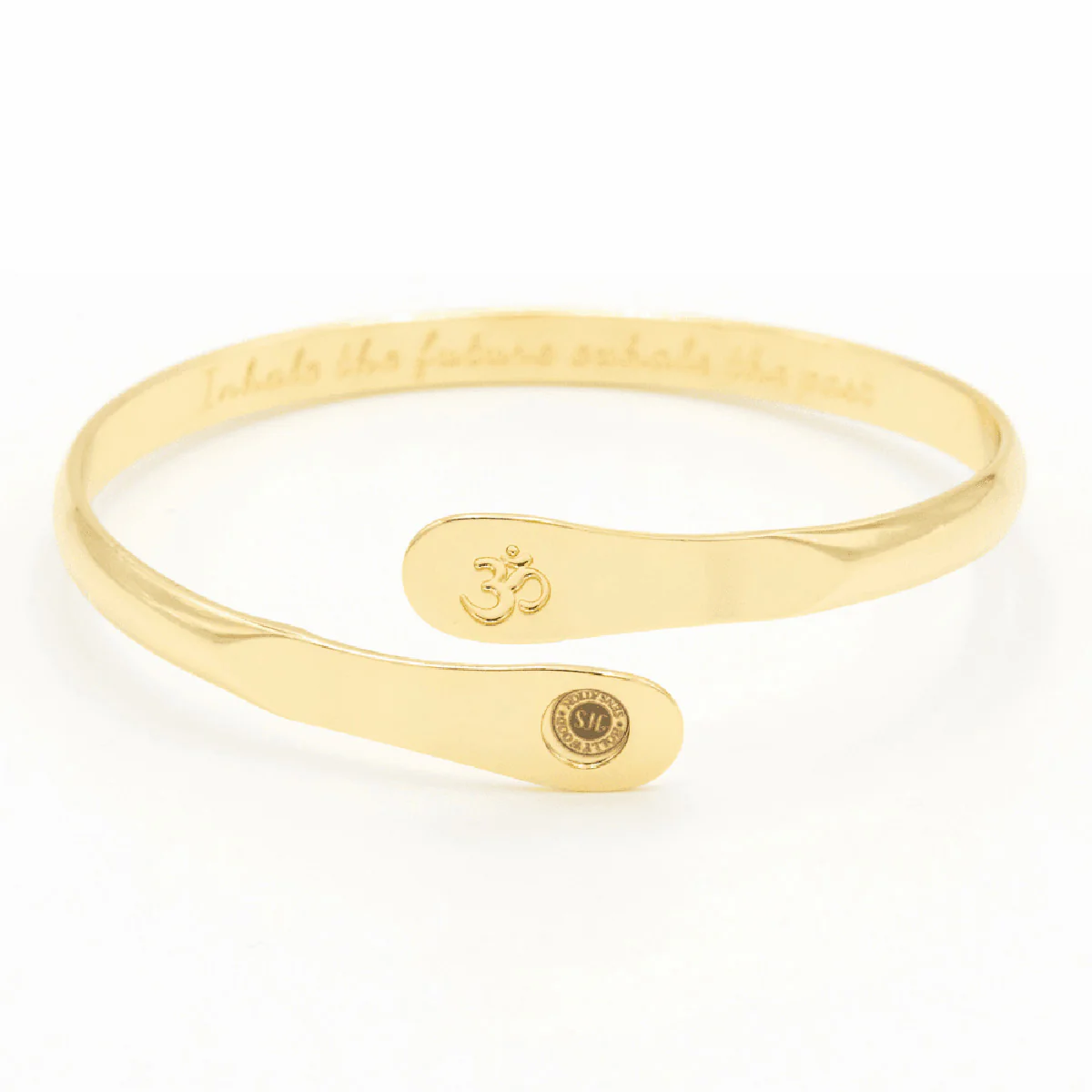 Yoga Om Engraved Bracelet - Image 3